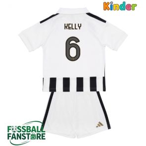 Juventus Lloyd Kelly #6 Replik Heimtrikot Kinder 2026-27 Kurzarm (+ Kurze Hosen)